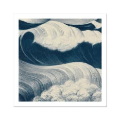 Wave Art Print | Seascape Wall Art Print - Unframed