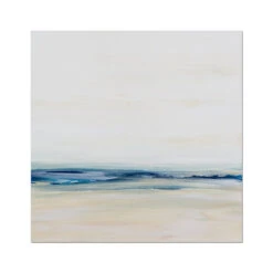 Coastal Study Painting | Square | Abstract Beach Painting - Unframed
