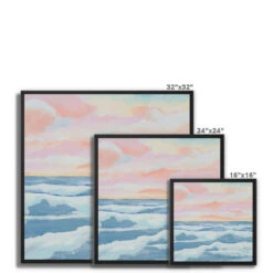 Sunrise On Sea Painting | Seascape Painting - Framed Canvas 4 Sunrise On Sea Painting | Seascape Painting - Framed Canvas -Beach House Art 0c5cb492 b362 4c3d b840 6744fb5871d0 56ec653f 58fc 4061 87e3 d7ff4b65a783