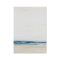 Coastal Study Painting | Portrait | Abstract Beach Painting - Unframed