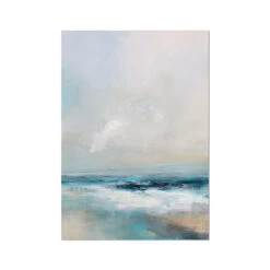 Ocean's Embrace | Coastal Visions Sea Painting Print - Unframed Print