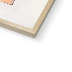 My Heart Sleeps (Peach Fuzz Edition) Vintage Book Cover Art - Framed -Beach House Art 14ab5de9 5dd6 400b a613 3eb4f8a55693