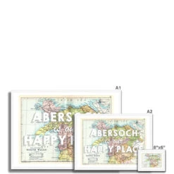 Abersoch Is Our Happy Place Quote On Vintage North Wales Map Wall Art - Framed -Beach House Art 1bde7be9 a653 4daf 86f7 3f22975f2a79