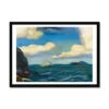 A Fresh Breeze On Sea Painting | Vintage Boat Painting Wall Art - Framed