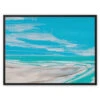 Where Estuary Meets Sea Painting | Sea Painting - Framed Canvas