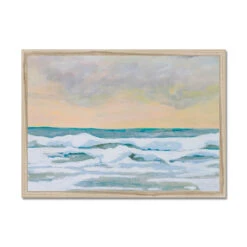 Dusk On Sea Painting | Beach Painting - Framed 6 Dusk On Sea Painting | Beach Painting - Framed -Beach House Art 2d0be292 6d32 4129 bdce aa815967fa56