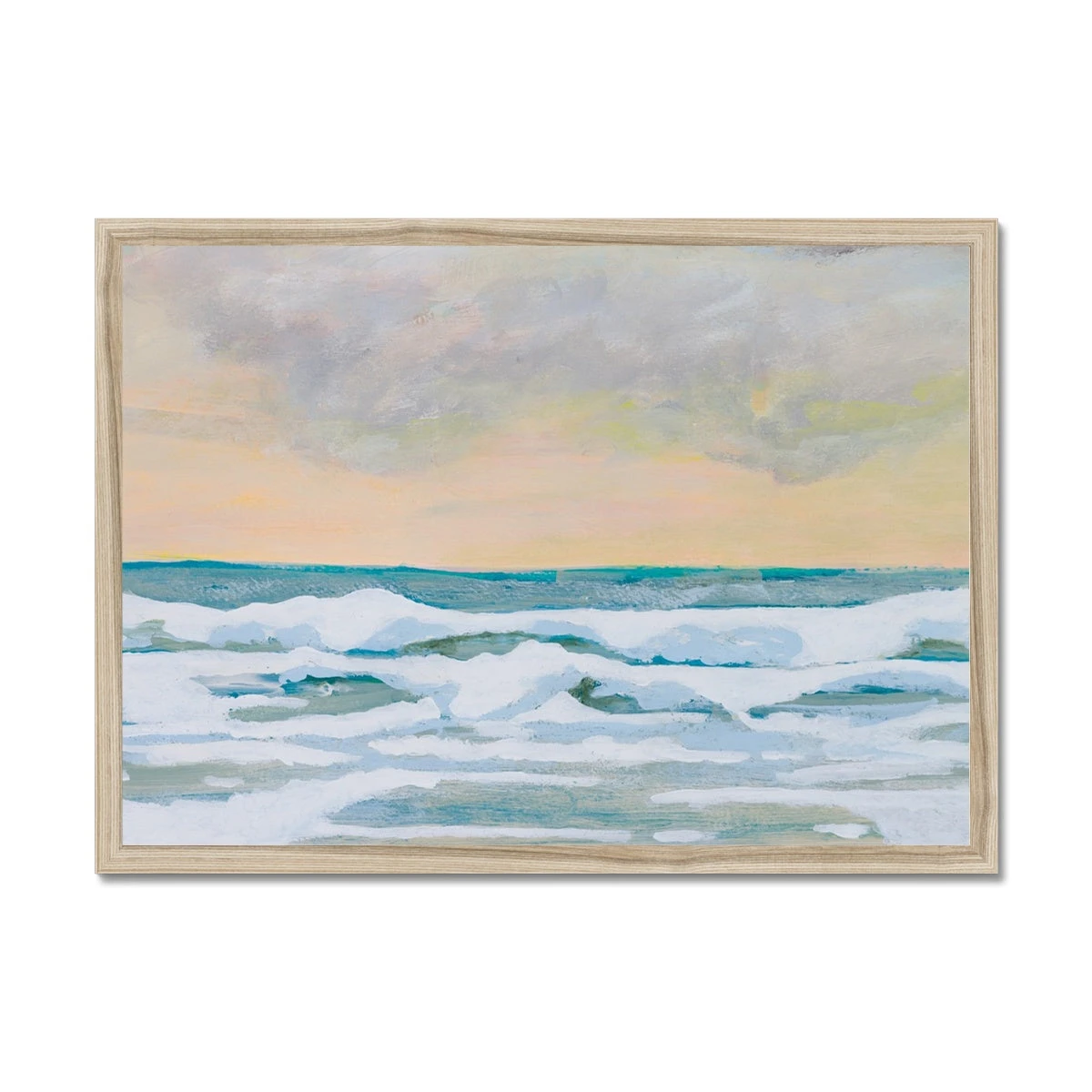 Dusk on Sea Painting | Beach Painting - Framed Dusk On Sea Painting | Beach Painting - Framed -Beach House Art 2d0be292 6d32 4129 bdce aa815967fa56