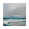 Abstract Aquamarine Seascape | Coastal Visions Sea Painting - Unframed Canvas
