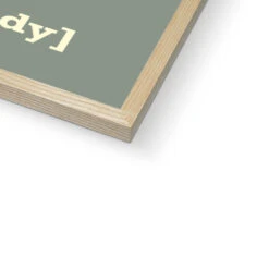 This Must Be The Place (Olive Green) Song Lyric Print - Framed -Beach House Art 4e183be9 c31c 44e0 bb19 5edc1de290c4