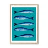 Mackerel Art Print | Kitchen Fish Wall Art | Mackerel Fish Painting On Green Background - Framed 2 Mackerel Art Print | Kitchen Fish Wall Art | Mackerel Fish Painting On Green Background - Framed -Beach House Art 55333def c760 4f36 a856 f70f224244e5