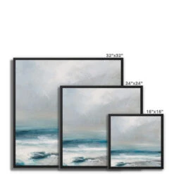 Abstract Aquamarine Sea Painting | Coastal Visions Sea Painting Print - Framed Canvas -Beach House Art 602214dd 2512 448d b726 8d97fc6375e8 eac3ff89 3230 4d4a 8ef0 a50787d63d53
