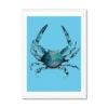Crab Art Print |Colourful Kitchen Wall Art | Crab Painting On Blue - Framed 2 Crab Art Print |Colourful Kitchen Wall Art | Crab Painting On Blue - Framed -Beach House Art 677cd068 90fc 4c51 be99 894c4845c41c