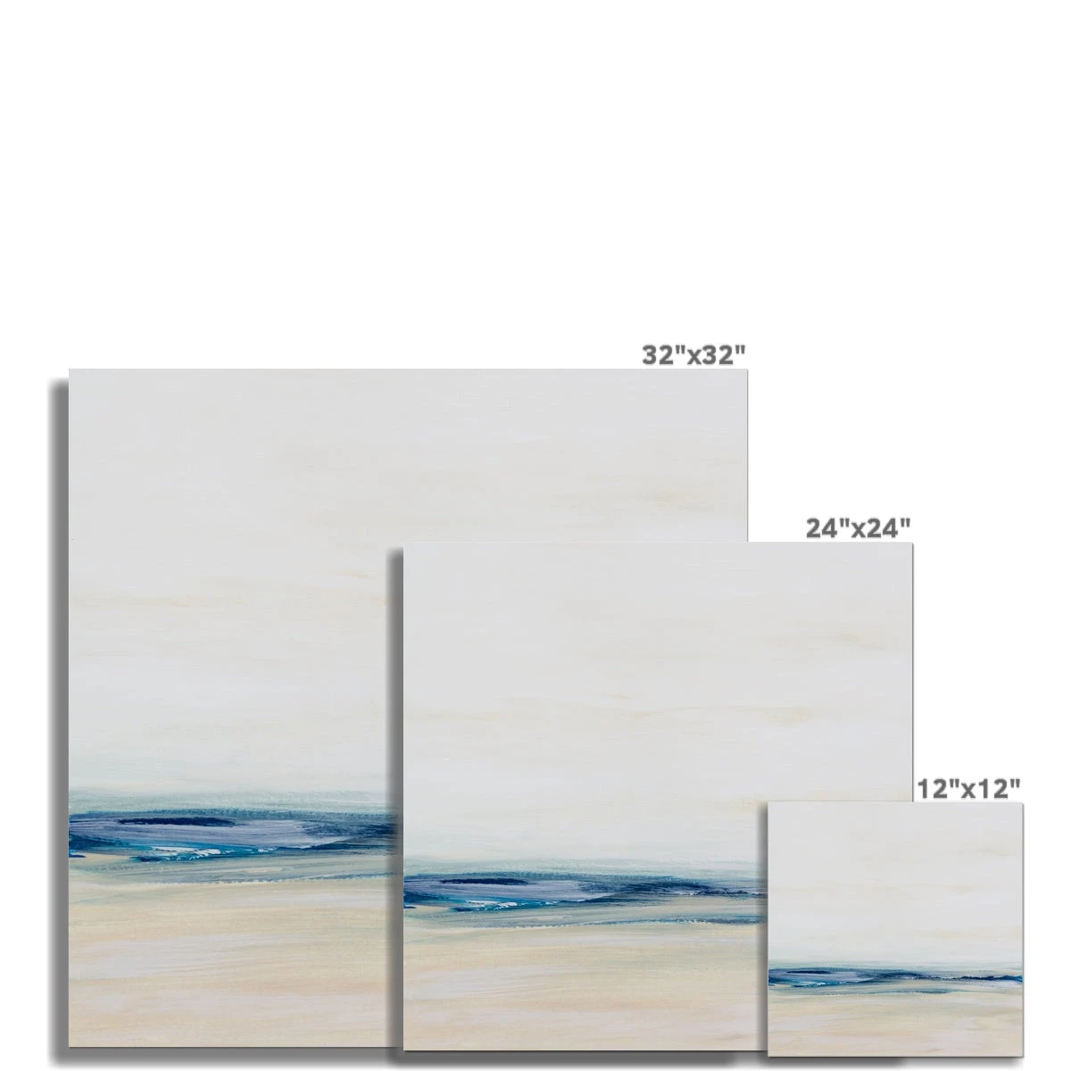 Coastal Study Painting | Square | Abstract Beach Painting - Unframed Coastal Study Painting | Square | Abstract Beach Painting - Unframed -Beach House Art 67a32125 1c0b 4ec9 b486 d6ace1707f57