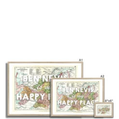 Ben Nevis Map Print - My Happy Place White Framed Print 13 Ben Nevis Map Print - My Happy Place White Framed Print -Beach House Art 704d2af9 b60d 4bd3 914f 56b1b634e59c 914861bd 6383 4aee b1fc 083435abe448