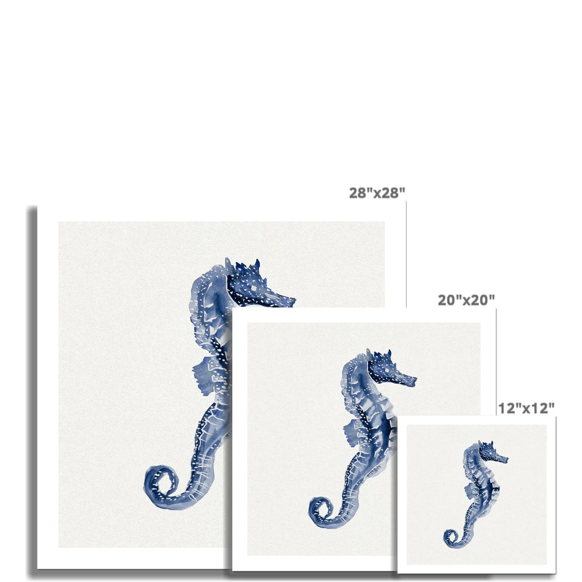 Indigo Dot Watercolour Seahorse Painting | Seahorse Art Print - Unframed Indigo Dot Watercolour Seahorse Painting | Seahorse Art Print - Unframed -Beach House Art 7caff489 6526 43ee 88dc ad2ad25a019d