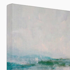 Tide Beach (Aqua) Canvas -Beach House Art 8c05c834 2941 40d9 8d14 b20b714b8a60