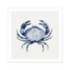 Indigo Dot Watercolour Crab Painting - Unframed -Beach House Art 966b6cee 9040 44a2 bb5f 0f81c50be460