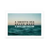 A Smooth Sea - Unframed Print 2 A Smooth Sea - Unframed Print -Beach House Art A Smooth Sea Unframed Print Home Garden Decor Artwork Posters Prints Visual Artwork Beach House Art 1674155121