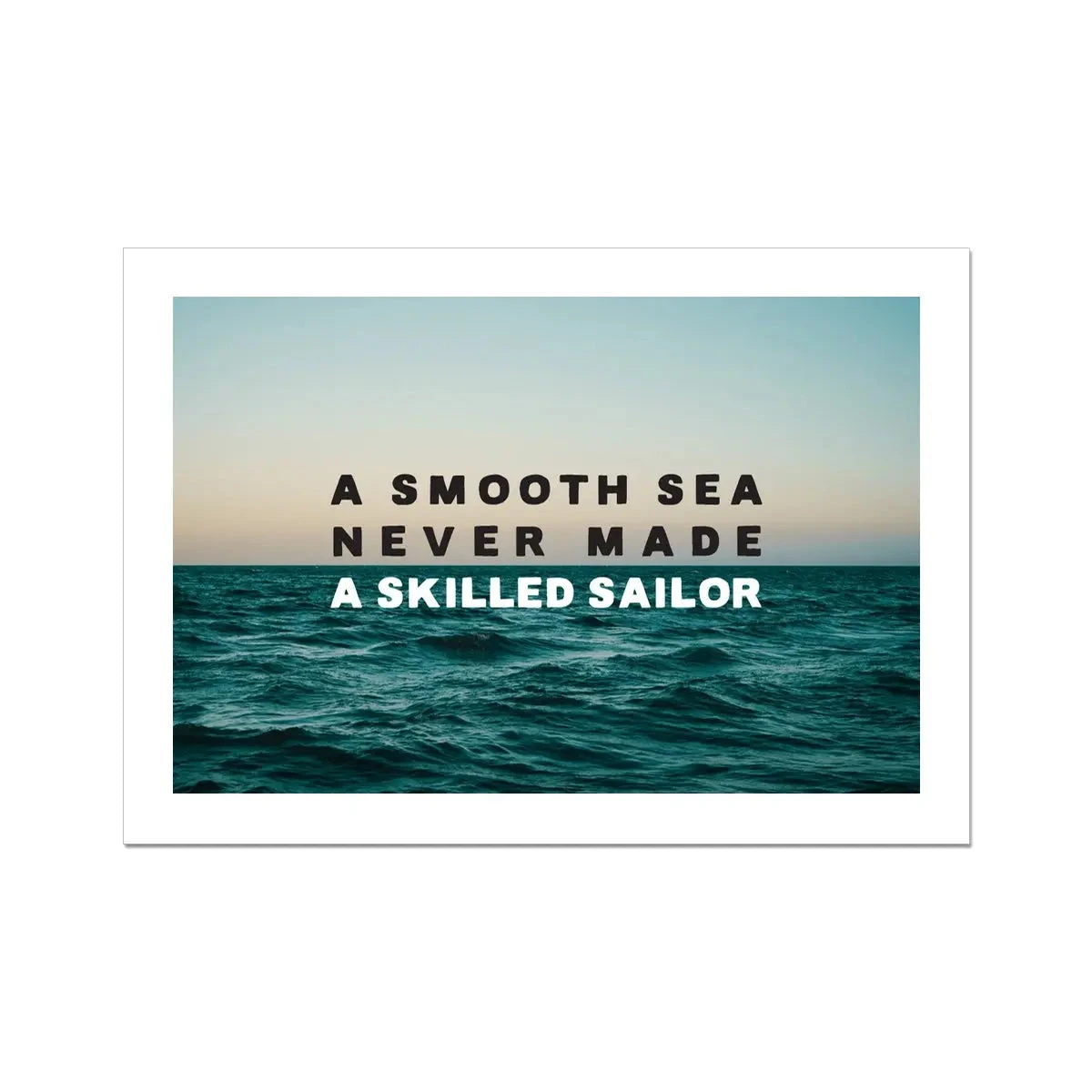 A Smooth Sea - Unframed Print A Smooth Sea - Unframed Print -Beach House Art A Smooth Sea Unframed Print Home Garden Decor Artwork Posters Prints Visual Artwork Beach House Art 1674155121