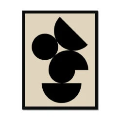 Abstract Shells No 3: Abstract Wall Art - Framed 5 Abstract Shells No 3: Abstract Wall Art - Framed -Beach House Art Abstract Shells No 3 Scandi Monochrome Art Print Framed Wall Art Beach House Art 1650732180