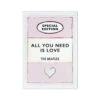 All You Need Is Love Song Lyric On Vintage Style Book Cover - Unframed -Beach House Art All You Need is Love Pink Vintage Book Cover Art Print Fine Art Print Fine art Beach House Art 1674284764