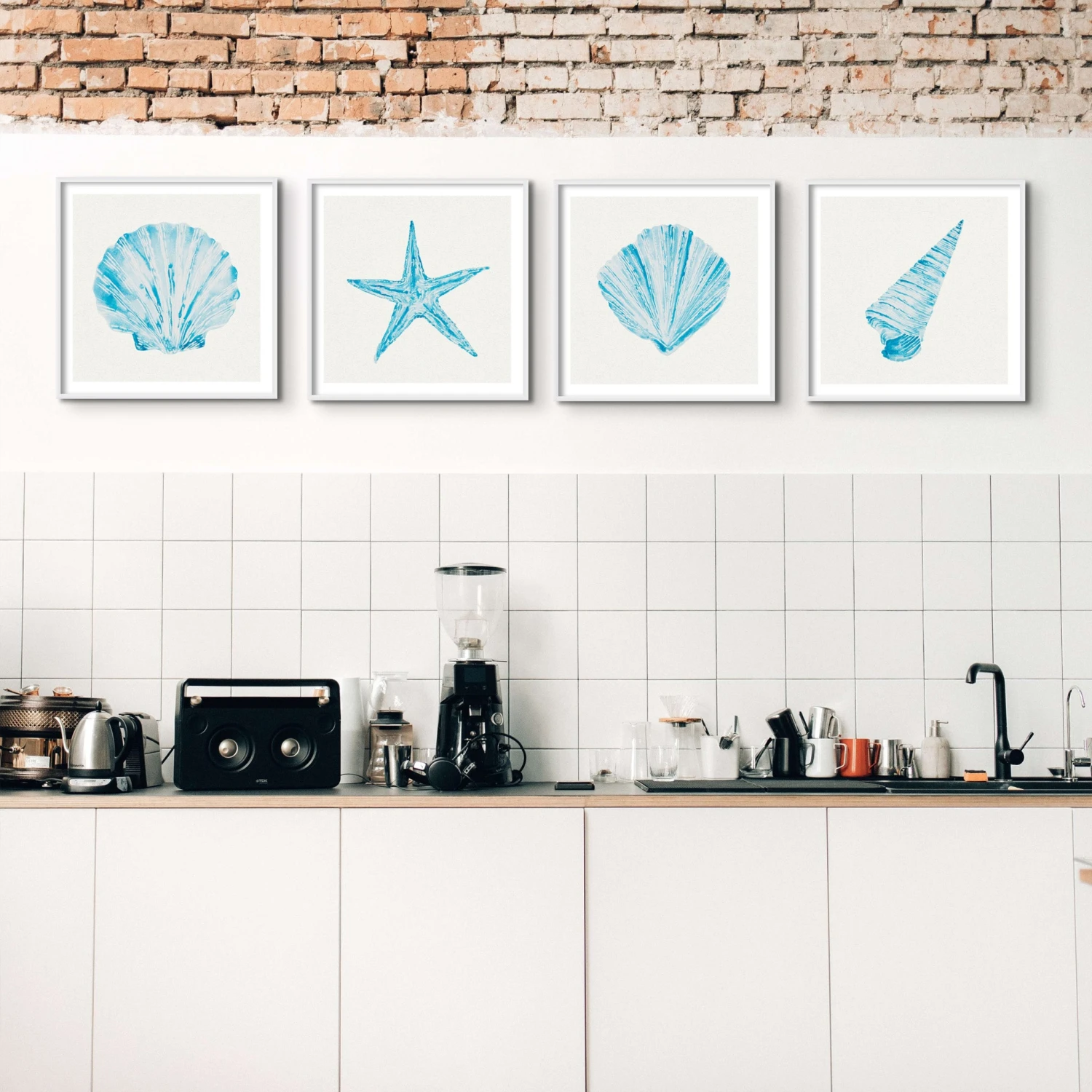 Aqua Watercolour Fan Shell Painting | Shell Wall Art - Unframed Aqua Watercolour Fan Shell Painting | Shell Wall Art - Unframed -Beach House Art Aquawatercolourshellsx4.1 edb16cc8 910e 4e65 ba82 73718a756eaa