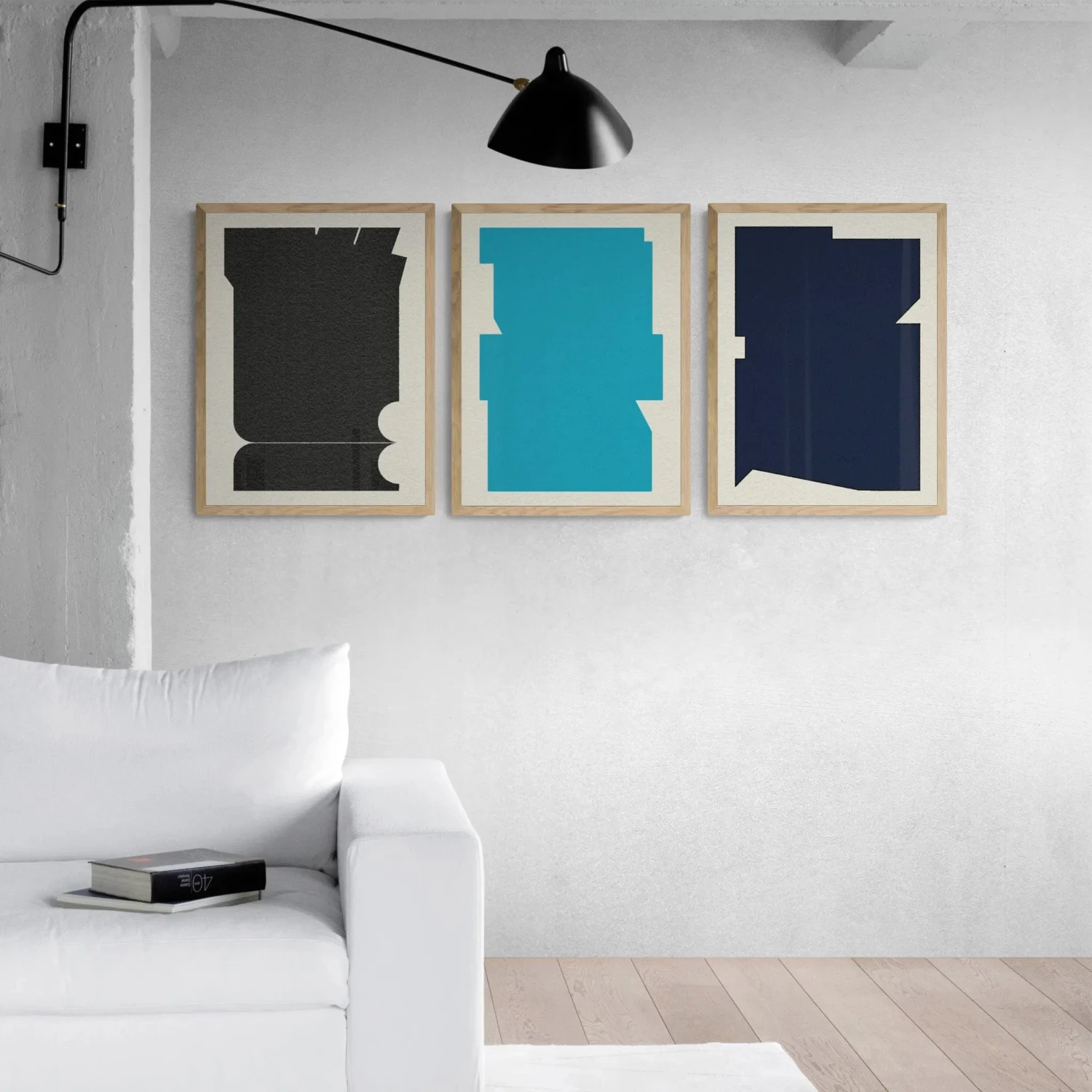 Bauhaus Dockyard: Bauhaus Art Print - Framed Bauhaus Dockyard: Bauhaus Art Print - Framed -Beach House Art Bauhaus Dockyard Framed Print Wall Art Beach House Art 1650735122