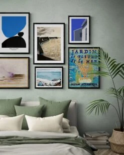 Bay Of Yachts Sea Print | Modern Coastal Art - Unframed 4 Bay Of Yachts Sea Print | Modern Coastal Art - Unframed -Beach House Art Bay of Yachts Unframed Print Wall Art Beach House Art 1650734732
