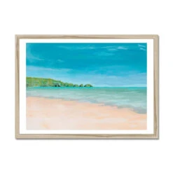 Mother Ivey's Bay Beach Painting - Framed