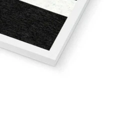 Black Abstract Coast No 1 (Abstract Wall Art Print) - Framed -Beach House Art Black Abstract Coast No 1 Framed Print Wall Art Beach House Art 1650732526