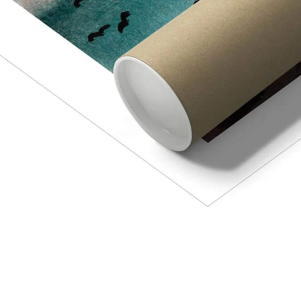 Breaking Storm (Homer) Vintage Sea Painting - Unframed Breaking Storm (Homer) Vintage Sea Painting - Unframed -Beach House Art Breaking Storm Homer Unframed Print Wall Art Beach House Art 1650734087