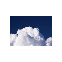 Bright White Cloud Photography Print | Coastal Photography - Unframed