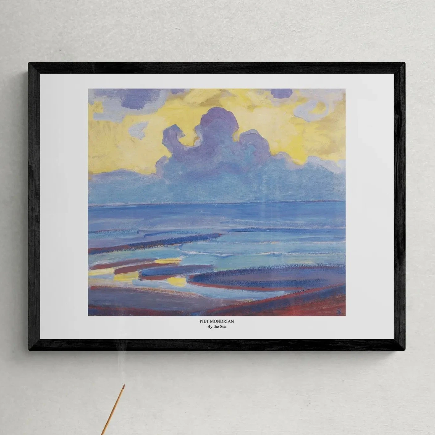 By the Sea Mondrian Print - Unframed By The Sea Mondrian Print - Unframed -Beach House Art By the Sea Mondrian Unframed Print Wall Art Beach House Art 1650735377