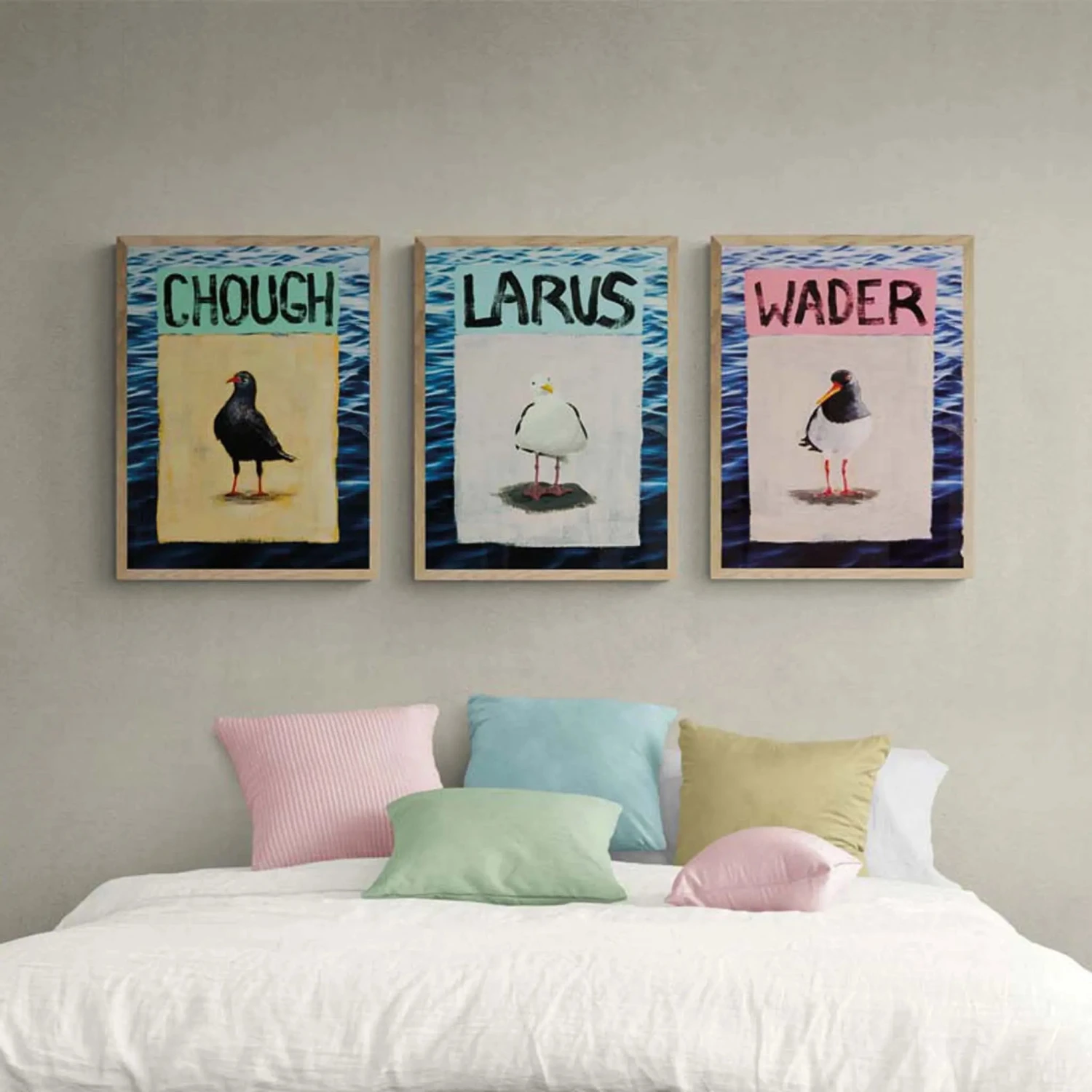 Chough (Sea-Bird Print) Modern Coastal Art - Unframed Chough (Sea-Bird Print) Modern Coastal Art - Unframed -Beach House Art Chough A Coastal Sea Bird Unframed Fine Art Print Wall Art Beach House Art 1650734918