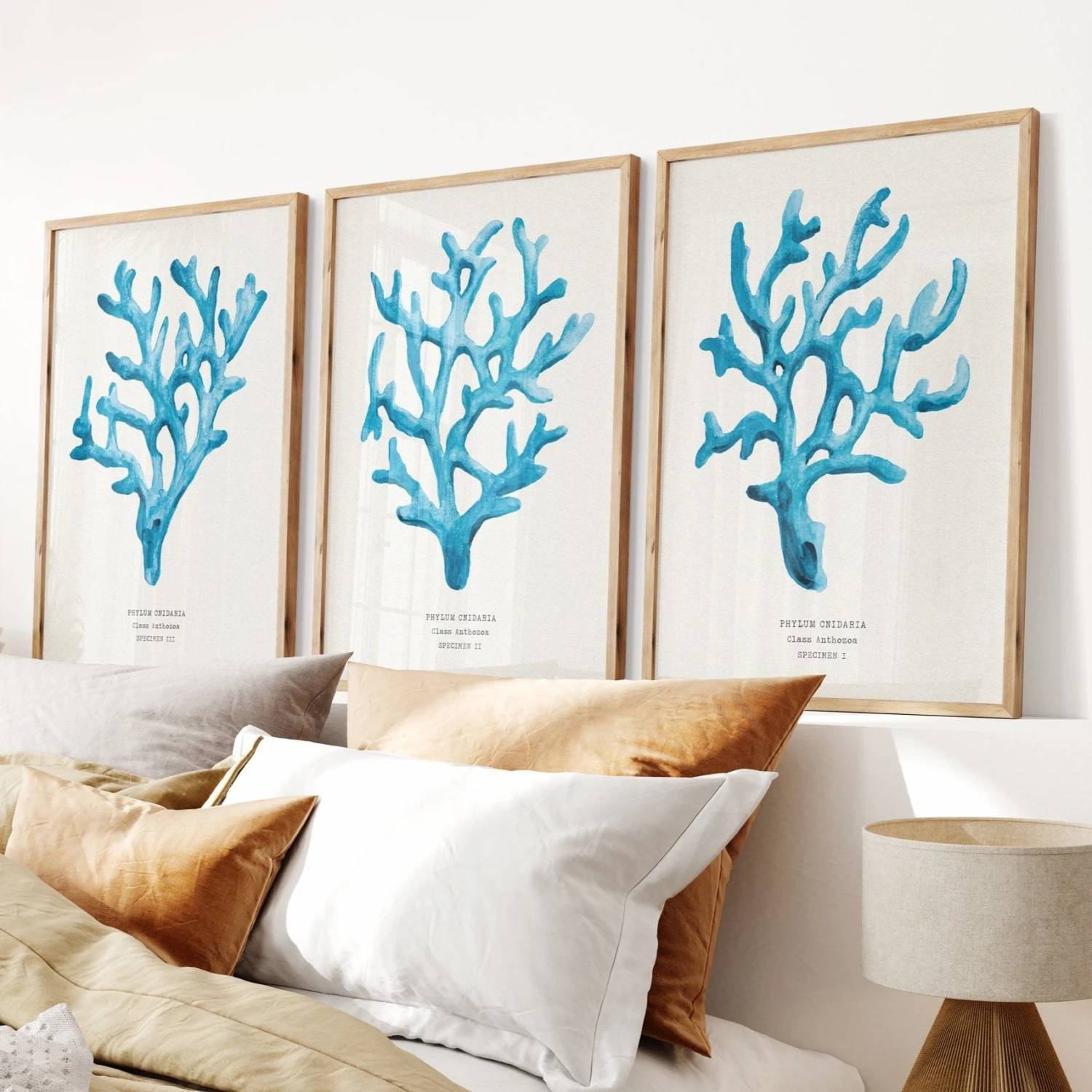 Coral Wall Art | Sea Blue Coral Painting | Specimen 2 - Unframed Coral Wall Art | Sea Blue Coral Painting | Specimen 2 - Unframed -Beach House Art CoralS1 2 3 87349b1d 91ef 4710 9002 9d79cd3208ec