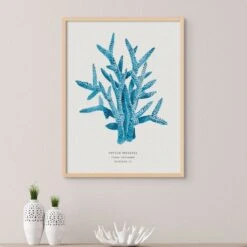 Coral Wall Art | Sea Blue Coral Painting | Specimen 6 - Unframed 4 Coral Wall Art | Sea Blue Coral Painting | Specimen 6 - Unframed -Beach House Art CoralS6 107ab15a 41af 41ac b50a e706daeeeea9