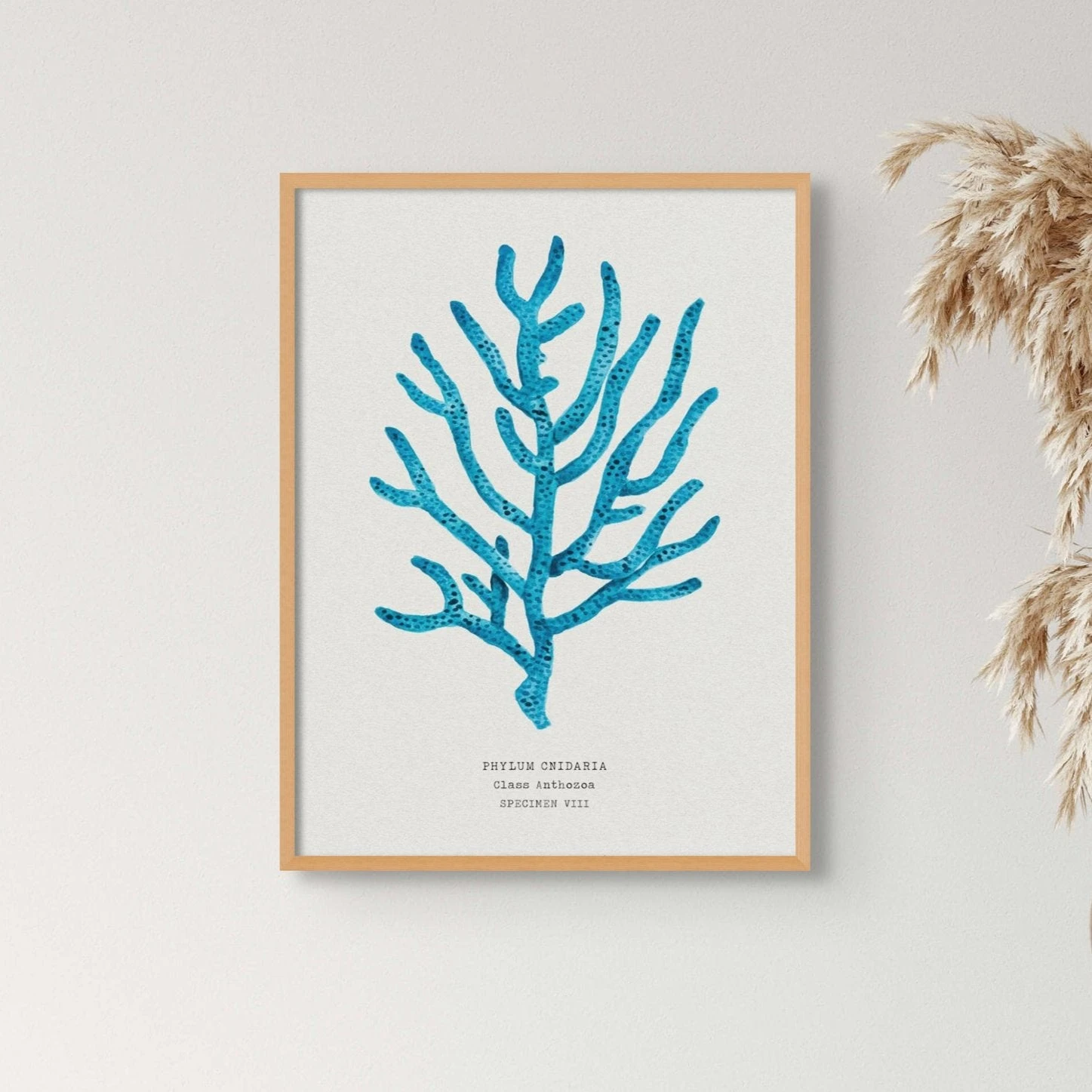 Coral Wall Art | Sea Blue Coral Painting | Specimen 8 - Unframed Coral Wall Art | Sea Blue Coral Painting | Specimen 8 - Unframed -Beach House Art CoralS8 ffda15ef 4ecc 426f 8fc5 8e6106fbd19f