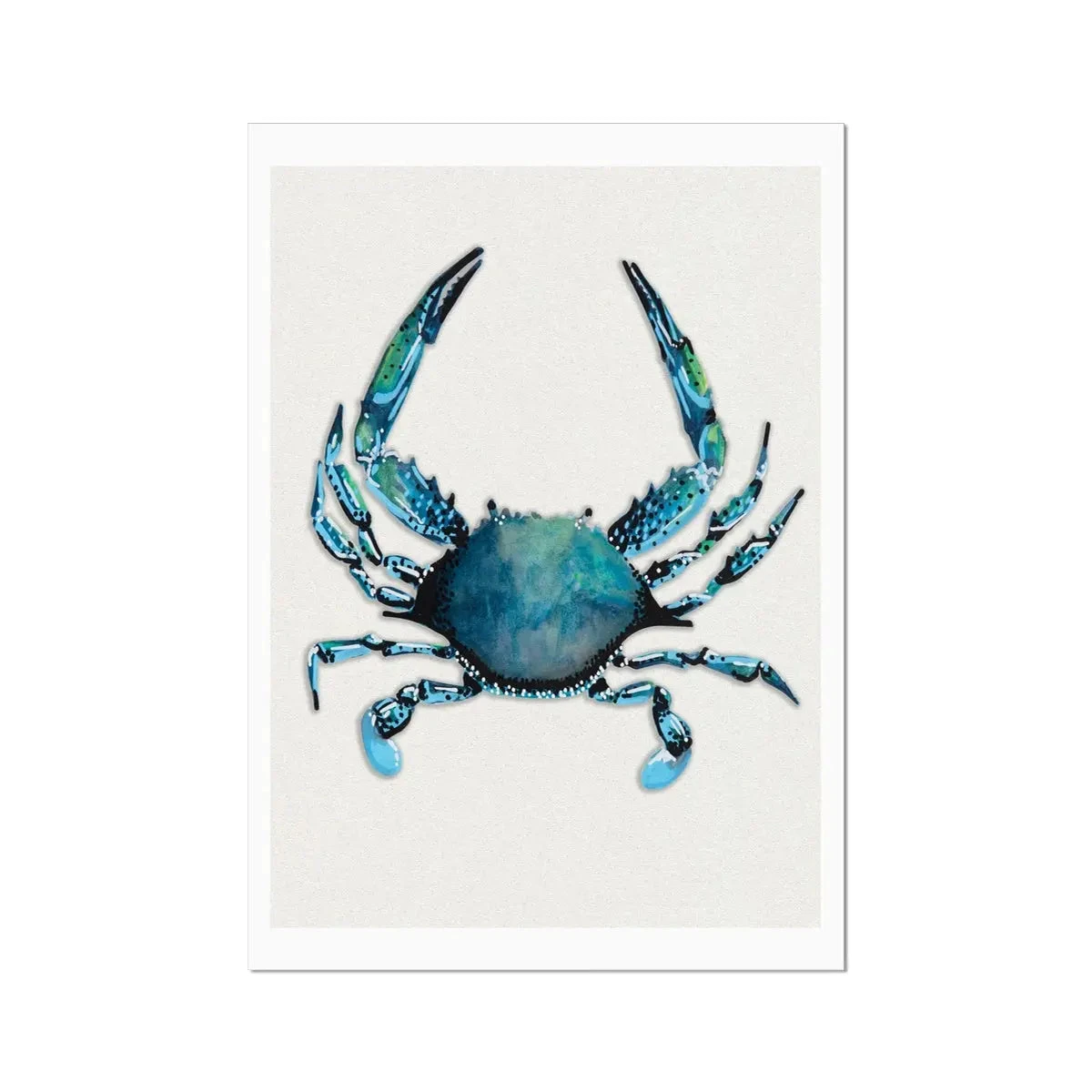 Crab Painting | Kitchen Art | Crab Print - Unframed Crab Painting | Kitchen Art | Crab Print - Unframed -Beach House Art Crab Watercolour Shellfish Fine Art Print Fine art Beach House Art 1677249287 4514ec5f 84d9 441c 8952 218b89399c41