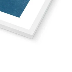 Cyan Algae: Vintage Seaweed Print - Framed Print -Beach House Art Cyan Algae Framed Print Wall Art Beach House Art 1650734062