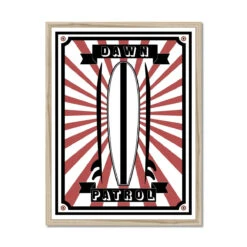 Dawn Patrol (Graphic Wall Art) - Framed 6 Dawn Patrol (Graphic Wall Art) - Framed -Beach House Art Dawn Patrol Framed Wall Art Beach House Art 1650732944