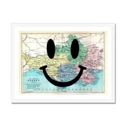 Dorset Makes Me Happy (Dorset Map) Vintage Map Art - Framed -Beach House Art Dorset Makes Me Happy Dorset Map Framed Wall art Beach House Art 1650738378