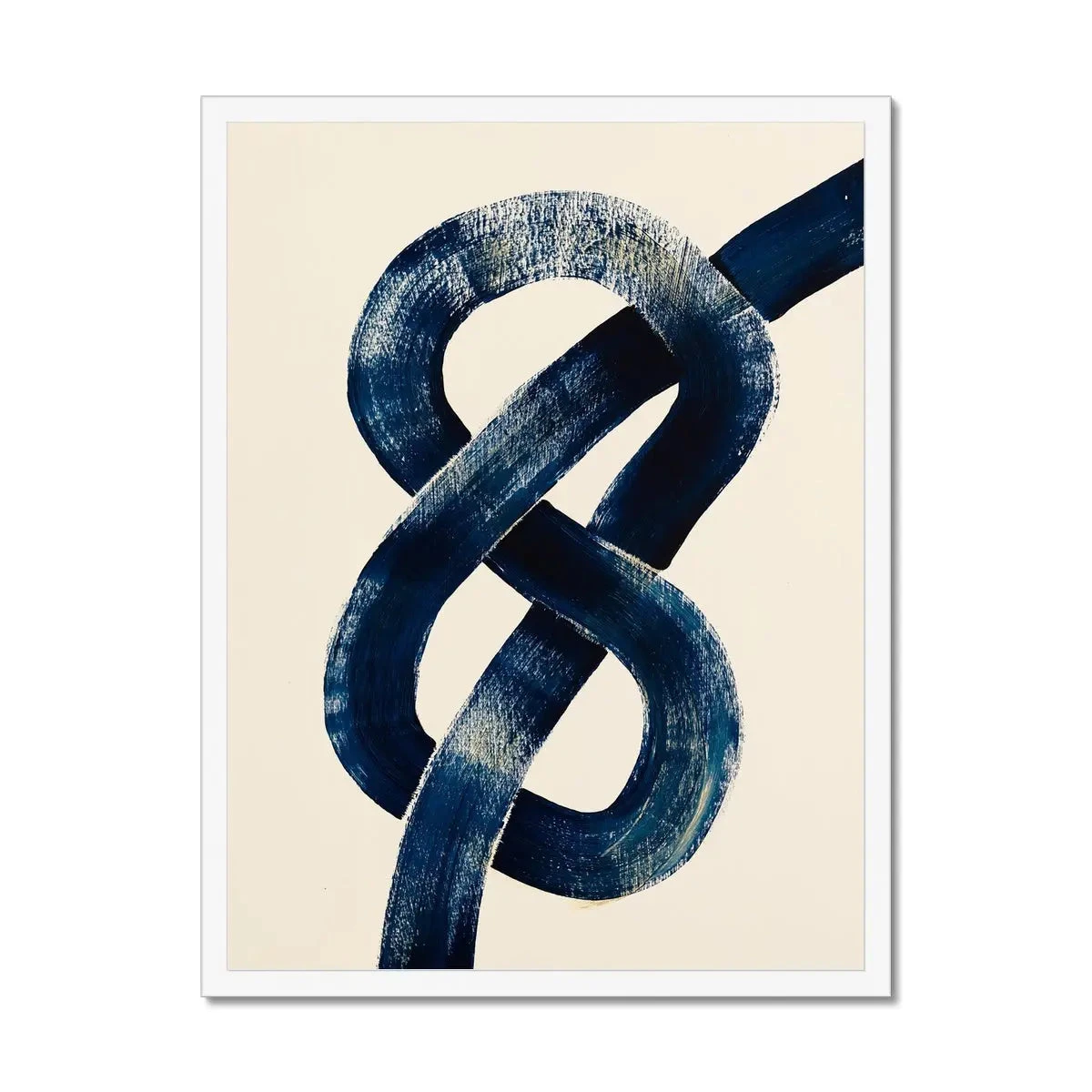 Figure of Eight Knot | Blue Abstract Line Art | Modern Nautical Wall Decor | Minimalist Print - Framed Figure Of Eight Knot | Blue Abstract Line Art | Modern Nautical Wall Decor | Minimalist Print - Framed -Beach House Art Figure of Eight Knot Knot Print Wall Art Framed Home Garden Decor Artwork Posters Prints Visual Artwork Beach House Art 1667732031