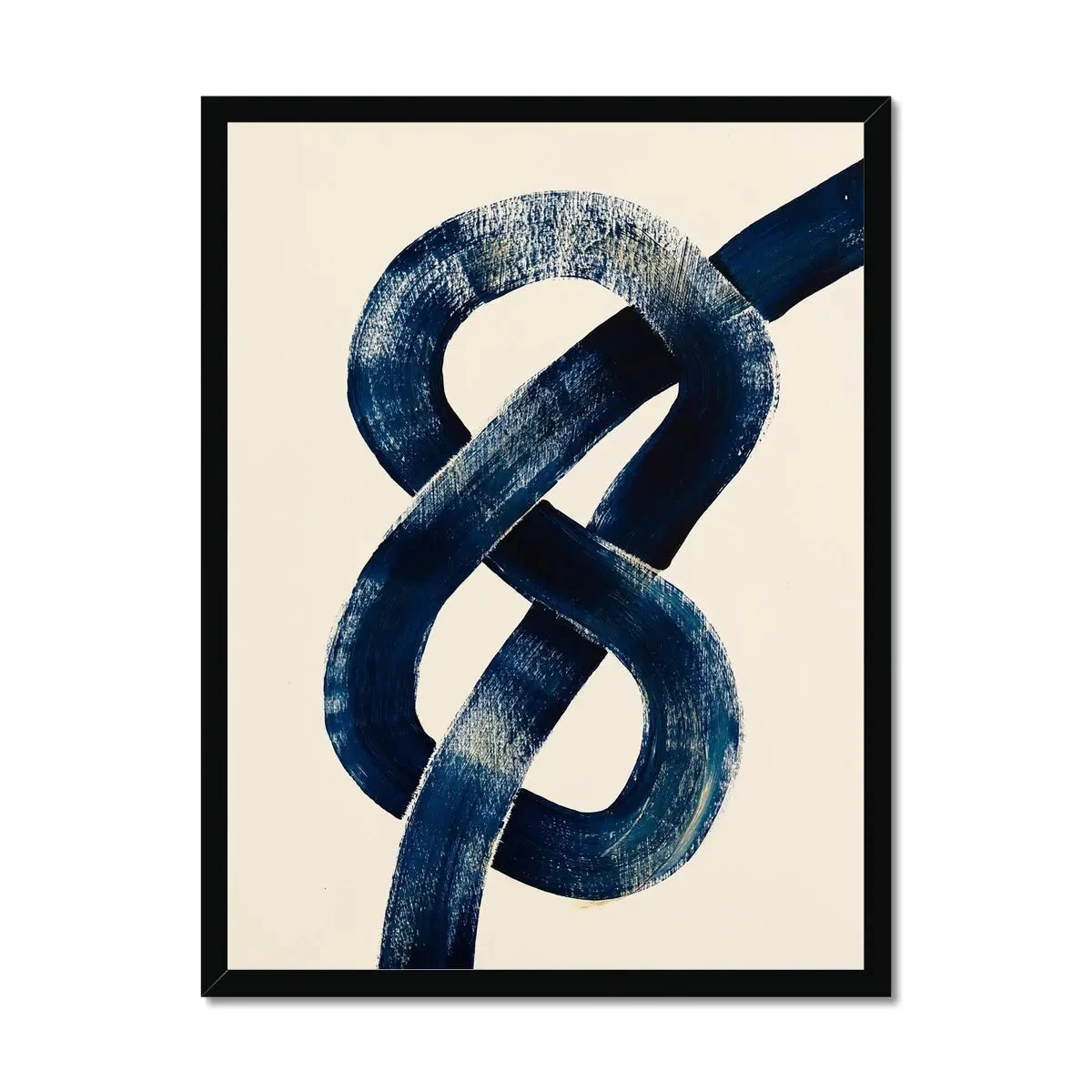 Figure of Eight Knot | Blue Abstract Line Art | Modern Nautical Wall Decor | Minimalist Print - Framed Figure Of Eight Knot | Blue Abstract Line Art | Modern Nautical Wall Decor | Minimalist Print - Framed -Beach House Art Figure of Eight Knot Knot Print Wall Art Framed Home Garden Decor Artwork Posters Prints Visual Artwork Beach House Art 1668252944