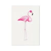 Flamingo Print No 1 | Pink Flamingo Painting - Unframed