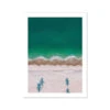 Happy Beach Photography Print | Aerial Beach Photography | Beach Art - Unframed