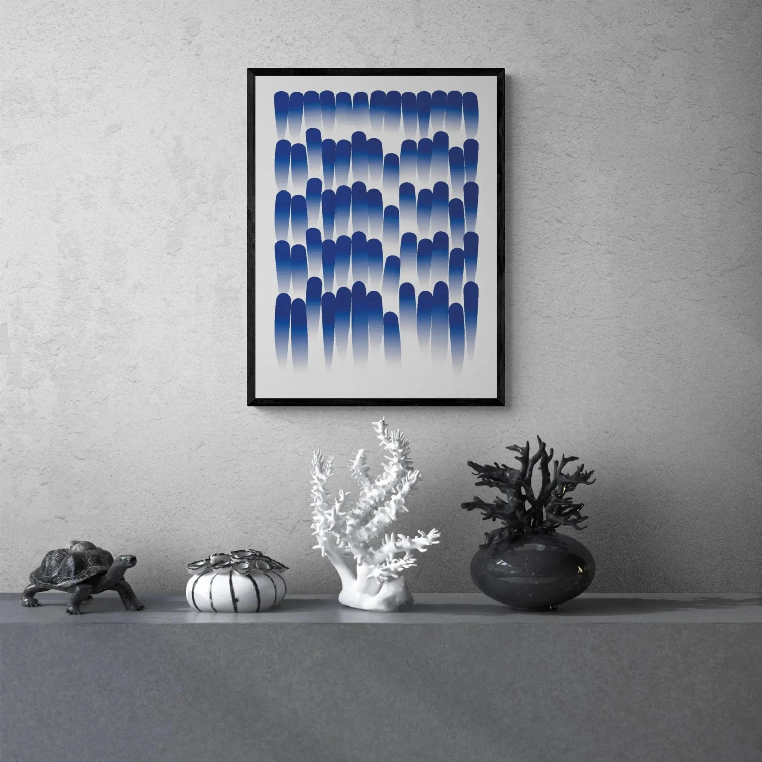 Harlyn Bay: Graphic Wall Art - Unframed Harlyn Bay: Graphic Wall Art - Unframed -Beach House Art Harlyn Bay Unframed Print Wall Art Beach House Art 1650735660