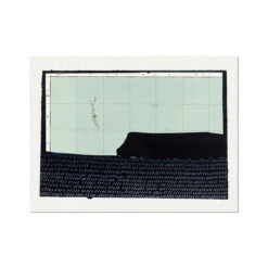 Headland Point Print | Modern Seascape Painting - Unframed