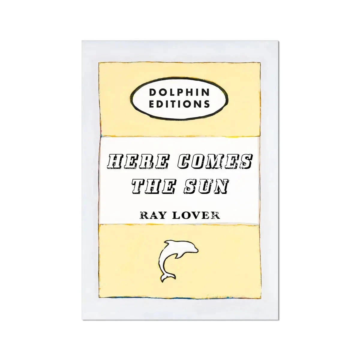 Here Comes the Sun quote print on vintage style book cover in yellow - Unframed Here Comes The Sun Quote Print On Vintage Style Book Cover In Yellow - Unframed -Beach House Art Here Comes the Sun Yellow Vintage Book Cover Art Print Fine Art Print Fine art Beach House Art 1678646281