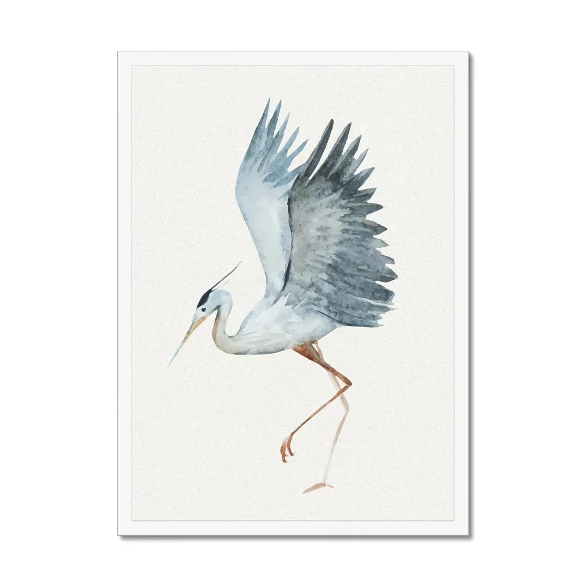 Heron Dancing Print | Vintage Bird Art - Framed -Beach House Art Heron Dancing Print Vintage Bird Art Framed Home Garden Decor Artwork Posters Prints Visual Artwork Beach House Art 1678296887