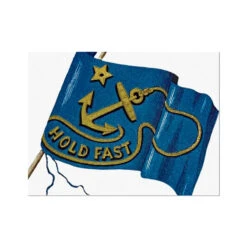 Hold Fast Nautical Flag Print - Unframed Print